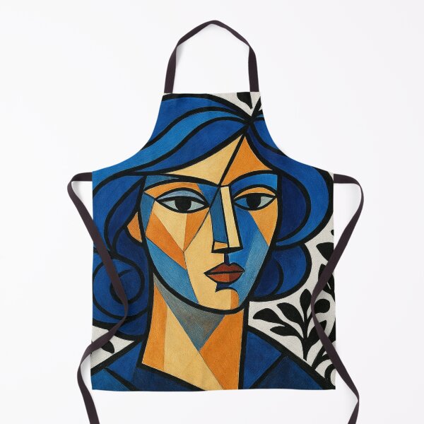 Item preview, Cubist woman with flowers designed and sold by Sigtrix.