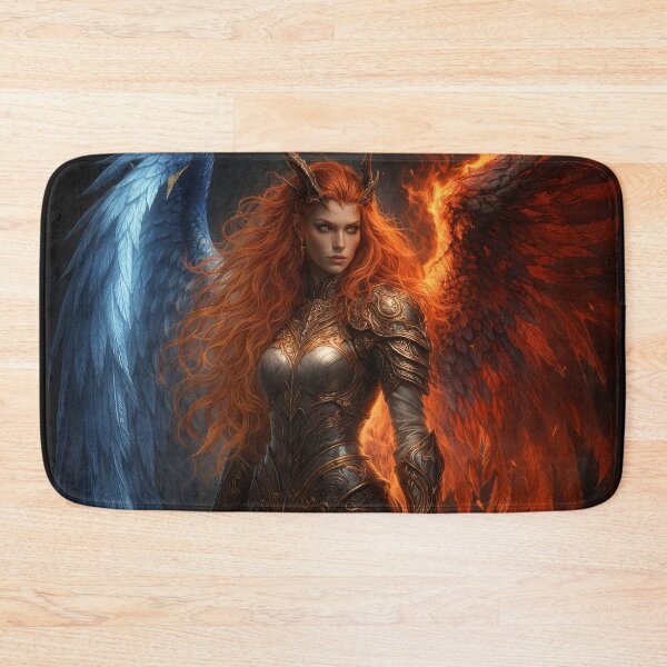 Item preview, Elemental Valkyrie with Fire and Ice Wings designed and sold by Daagath.