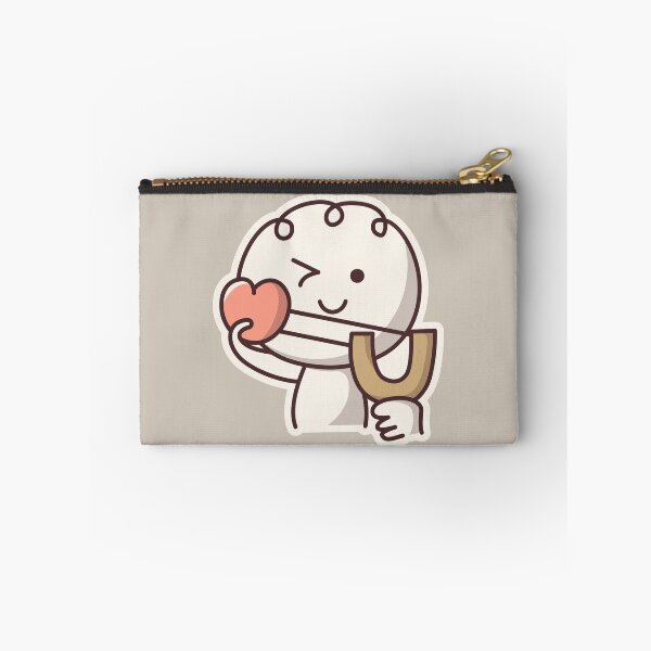 Item preview, Cute Kawaii Character Shooting Love – Adorable Heart Slingshot Illustration designed and sold by hallwell.