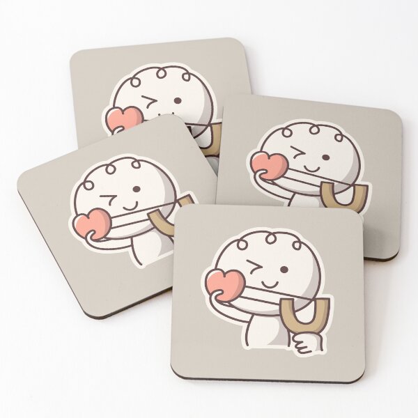 Item preview, Cute Kawaii Character Shooting Love – Adorable Heart Slingshot Illustration designed and sold by hallwell.