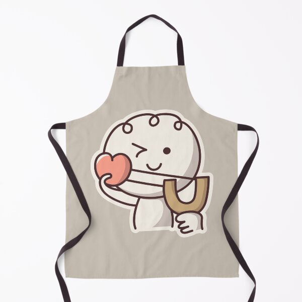 Item preview, Cute Kawaii Character Shooting Love – Adorable Heart Slingshot Illustration designed and sold by hallwell.