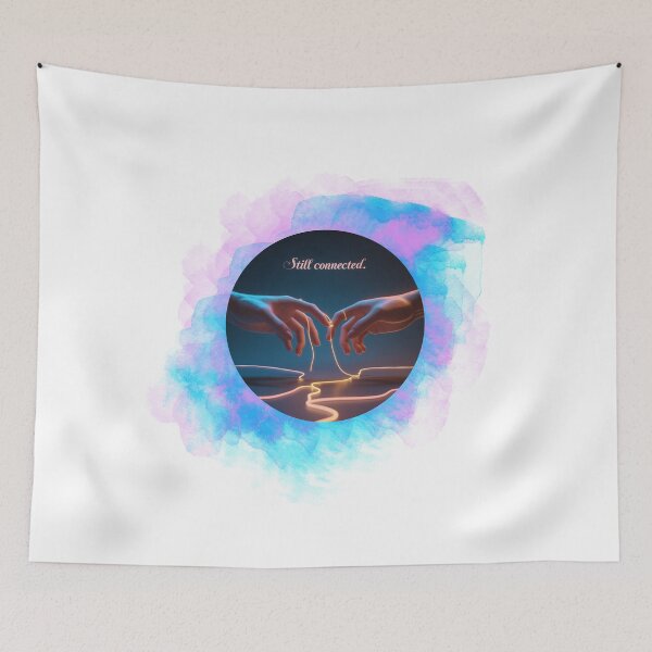 Item preview, Still Connected relationship wall art designed and sold by SloganSauce.