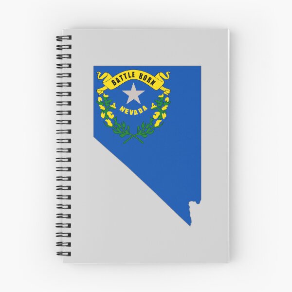 Item preview, Nevada State Flag Map - Battle Born Pride Silhouette designed and sold by mashmosh.