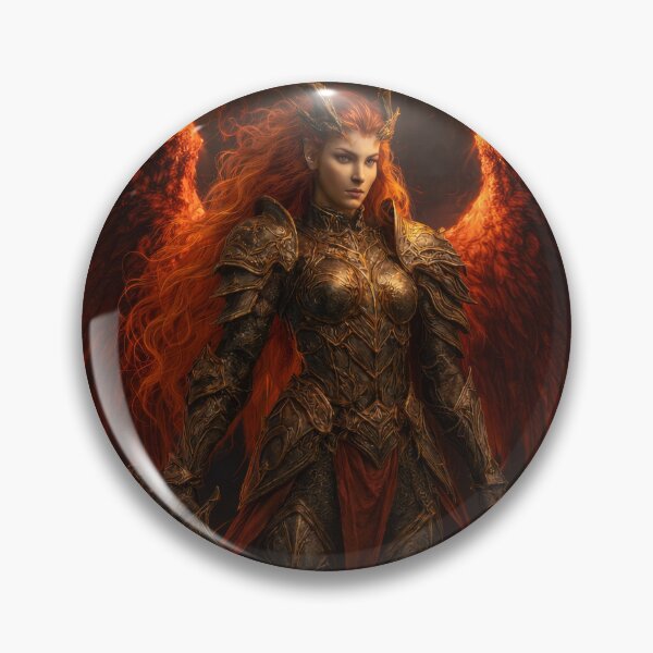 Item preview, Infernal Valkyrie with Fiery Wings and Battle Armor designed and sold by Daagath.