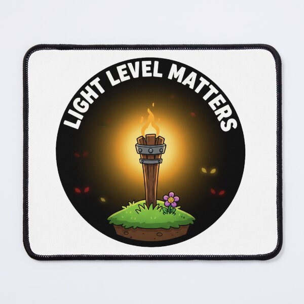Item preview, Light Level Matters Torch Sticker designed and sold by octozap.