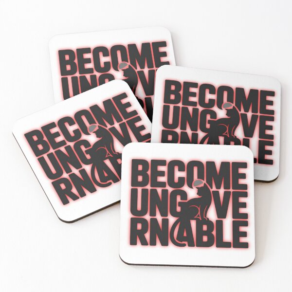 Item preview, Become Ungovernable is a modern slogan about independent thinking and personal freedom. When the world tells you to sit nicely, this cat stands up and puts on the beret. designed and sold by Creative-Sanc.