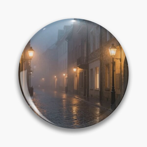 Item preview, Rainy Night in Old Town – Fog, light and quiet alleys full of urban poetry designed and sold by FotoworldEdel.