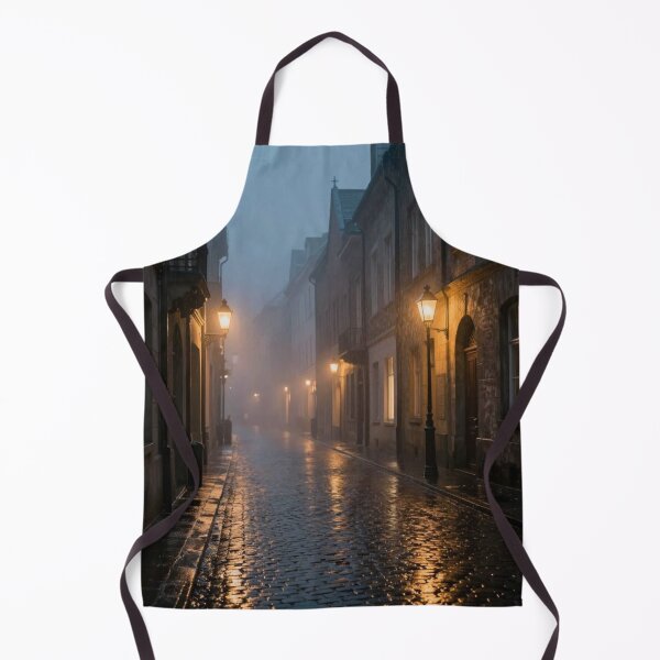 Item preview, Rainy Night in Old Town – Fog, light and quiet alleys full of urban poetry designed and sold by FotoworldEdel.