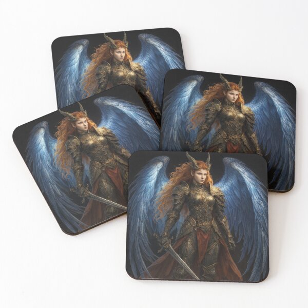 Item preview, Celestial Warrior with Sapphire Wings and Horned Crown designed and sold by Daagath.