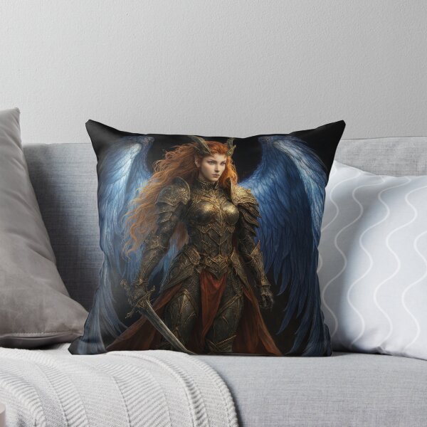 Item preview, Celestial Warrior with Sapphire Wings and Horned Crown designed and sold by Daagath.