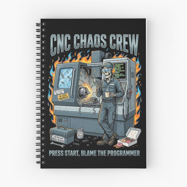 Artikelvorschau, CNC Chaos Crew entworfen und verkauft von CristianoArt.