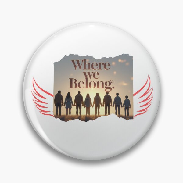 Item preview, Where We Belong family art designed and sold by SloganSauce.