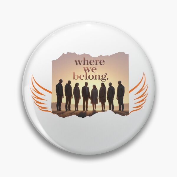 Item preview, Where We Belong emotional wall art designed and sold by SloganSauce.