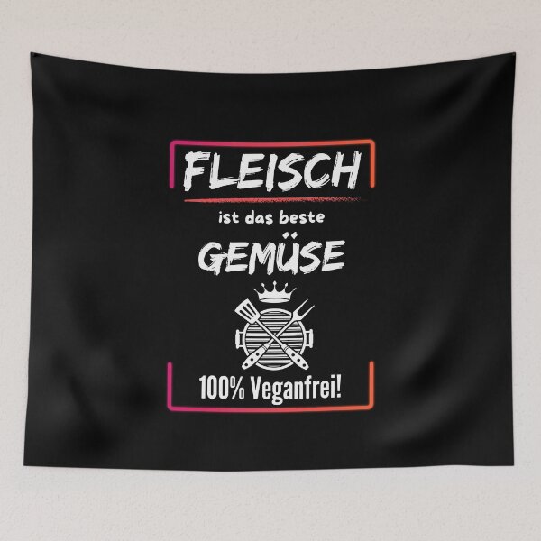 Item preview, Meat is the best vegetable - 100% vegan-free designed and sold by Zerberus71.