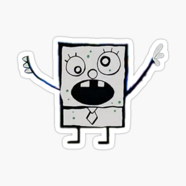 Item preview, Doodlebob Sticker designed and sold by Azhaa-lol.