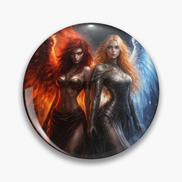 Item preview, Sisters of Flame and Frost: Elemental Balance Unleashed designed and sold by Daagath.
