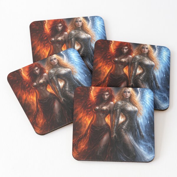 Item preview, Sisters of Flame and Frost: Elemental Balance Unleashed designed and sold by Daagath.