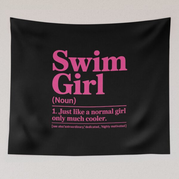 Item preview, Swim Girl Definition Swimming Funny Swimmer  designed and sold by VerseFarm.