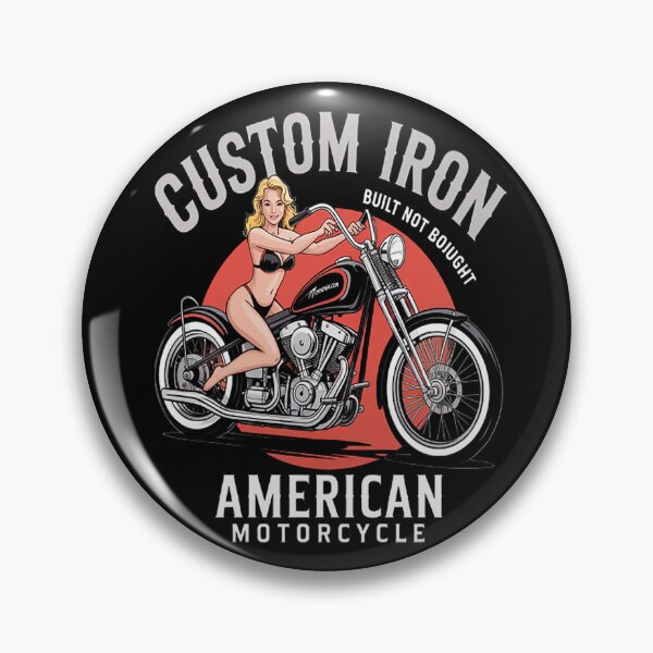 Item preview, Built Not Bought Custom Iron Motorcycle Bobber designed and sold by TheRetroStyle.