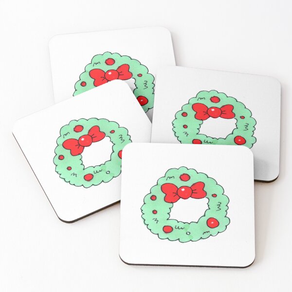 Item preview, Cute Christmas Wreath – Marker Illustration designed and sold by lippostcard.