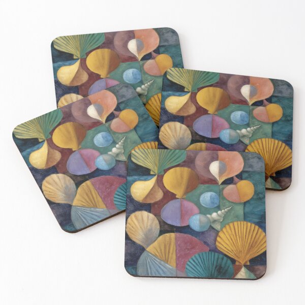 Item preview, An abstract composition featuring a variety of seashells designed and sold by lautir.