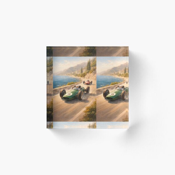 Item preview, Riviera Speed Poster | Luxury European Car Aesthetic Wall Art designed and sold by VELA STUDIO.