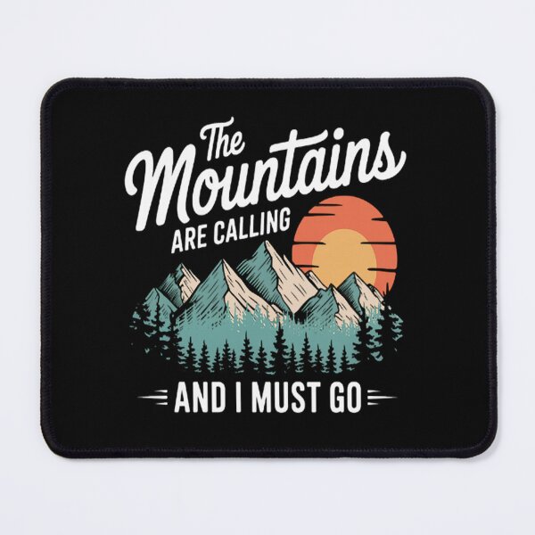 Item preview, Mountains Are Calling & I Must Go 80s Vibe designed and sold by NicolaMail.