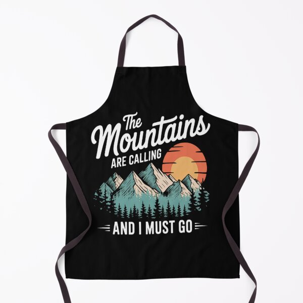 Item preview, Mountains Are Calling & I Must Go 80s Vibe designed and sold by NicolaMail.