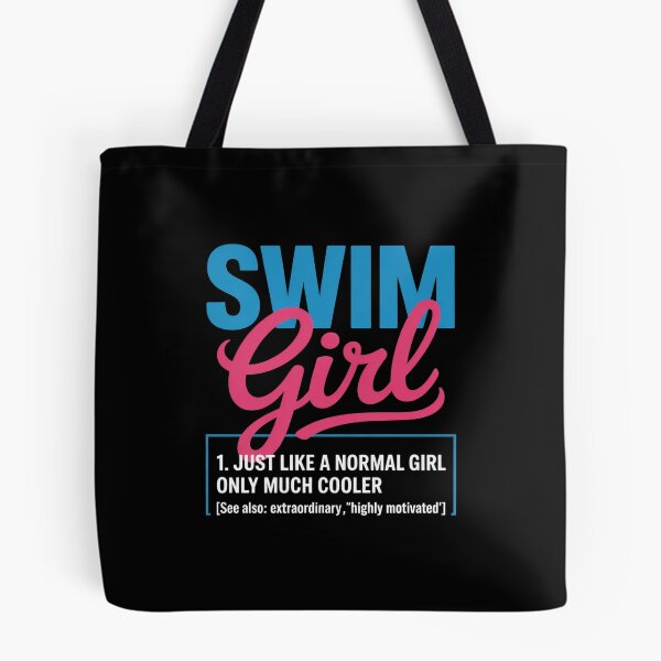 Item preview, Swim Girl Funny Swimmer Swimming Coach Player  designed and sold by VerseFarm.