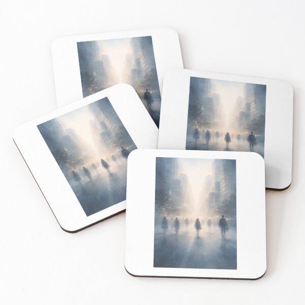 Item preview, One Day I’ll Fly Poster | Moody Rainy City Aesthetic Wall Art designed and sold by VELA STUDIO.