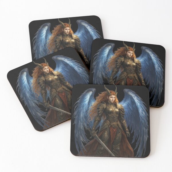 Item preview, Winged Guardian in Ornate Armor with Sapphire Wings designed and sold by Daagath.