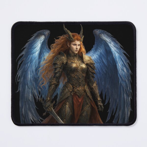 Item preview, Winged Guardian in Ornate Armor with Sapphire Wings designed and sold by Daagath.