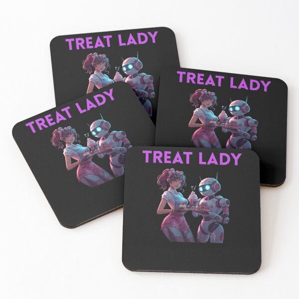 Item preview, Treat Lady Funny Illustration designed and sold by StaticMood.
