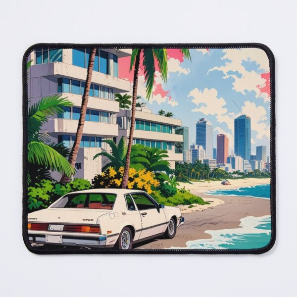 Item preview, Retro beach miami designed and sold by RadiantGraphics.