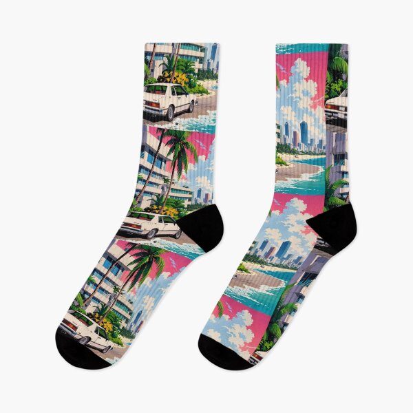 Item preview, Retro beach miami designed and sold by RadiantGraphics.