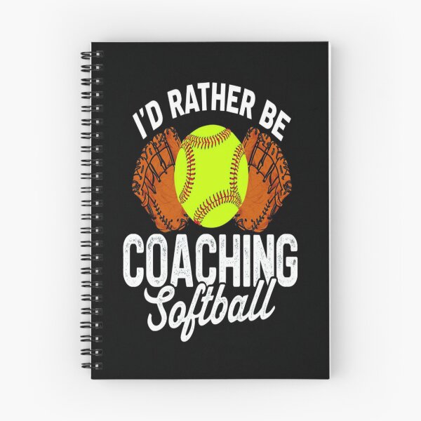 Item preview, I'd Rather Be Coaching Softball – Funny Sports Coach Gift for Softball Lovers, Athletes & Trainers designed and sold by Bright Nest Studio.