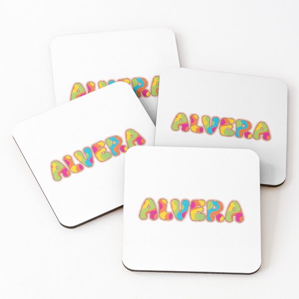 Item preview, Camiseta retro ondulada con nombre personalizado de Alvera, taza de café, pegatina de regalo designed and sold by HelixPedia.