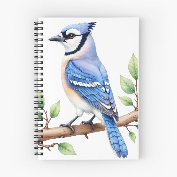Item preview, Avian Artistry - Blue Jay Bird designed and sold by Petalandfur.