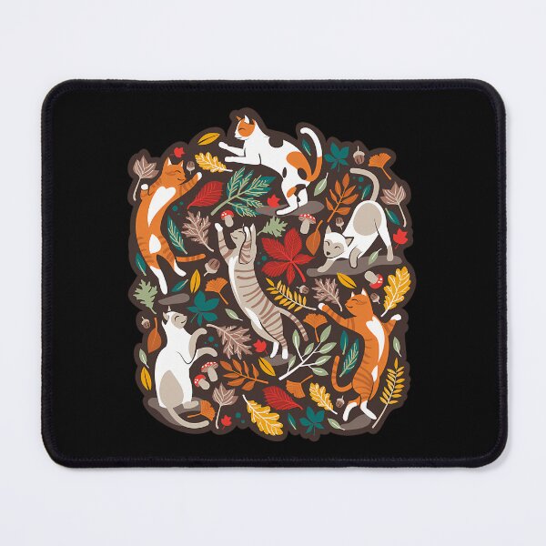 Item preview, Autumn Joy Oak Leaves Cozy Woodland Collage designed and sold by dzabirhupkesf.