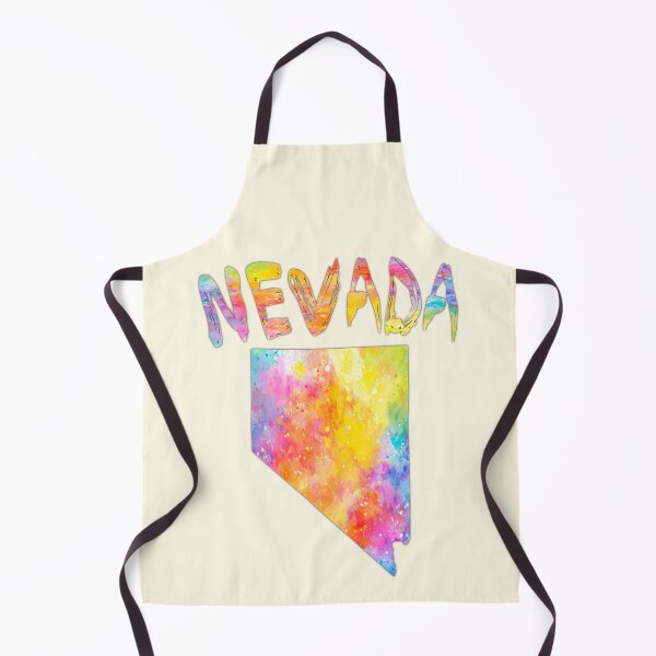 Item preview, Nevada State Map - Vibrant Watercolor Artistic Splatter Design designed and sold by mashmosh.