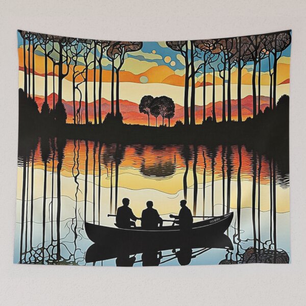 Item preview, Three men in a boat designed and sold by George Hutton Hunter.
