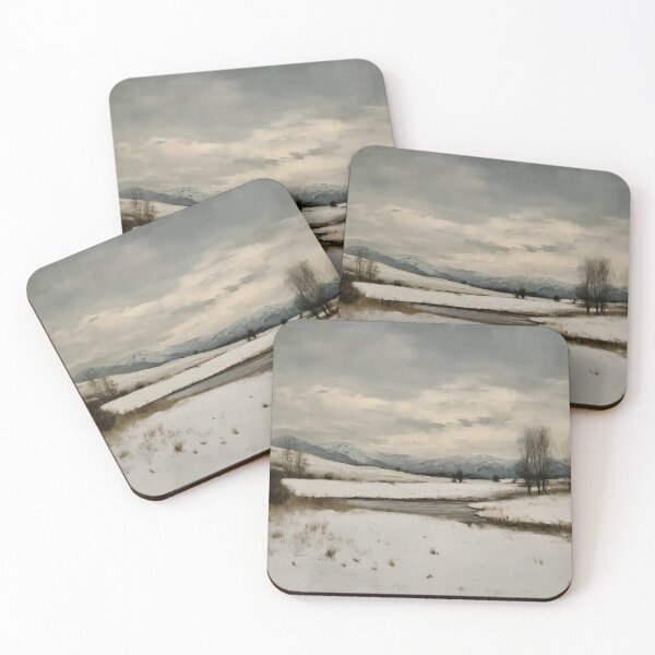 Item preview, Tranquil Snow-Covered Landscape designed and sold by lautir.