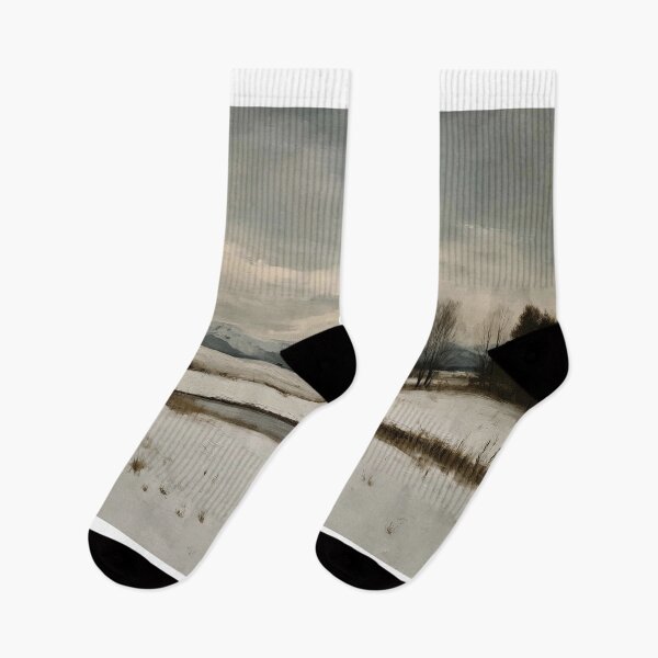 Item preview, Tranquil Snow-Covered Landscape designed and sold by lautir.