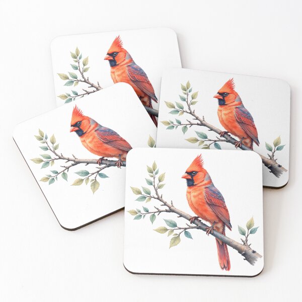 Item preview, Avian Artistry - Northern Cardinal Bird designed and sold by Petalandfur.