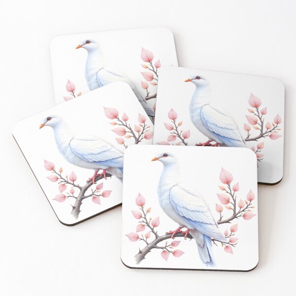 Item preview, Avian Artistry - White Dove designed and sold by Petalandfur.
