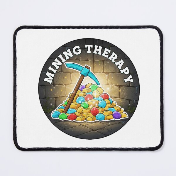 Item preview, Mining Therapy Treasure Sticker designed and sold by octozap.