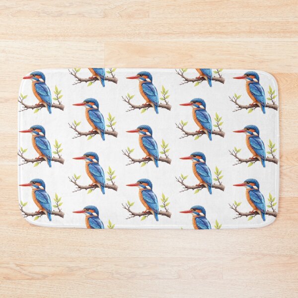 Item preview, Avian Artistry - Common Kingfisher Bird designed and sold by Petalandfur.