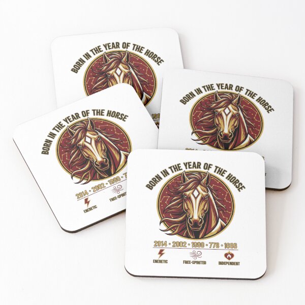 Item preview,  Born Year of the Horse Chinese Zodiac | 2014 2002 1990 1978 Birthday Tee designed and sold by GeniePixel.