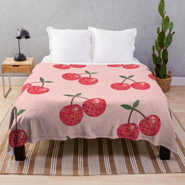 Item preview, Disco Cherry Mosaic Pattern – Retro Fruit Art designed and sold by station-one.