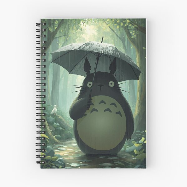 Item preview, Totoro with umbrella art designed and sold by whatthefoxsays.